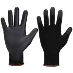 Перчатки полиэстер L черные полиуретан покрытие (9 размер) Libry(12)/KPSP092/133561/125897